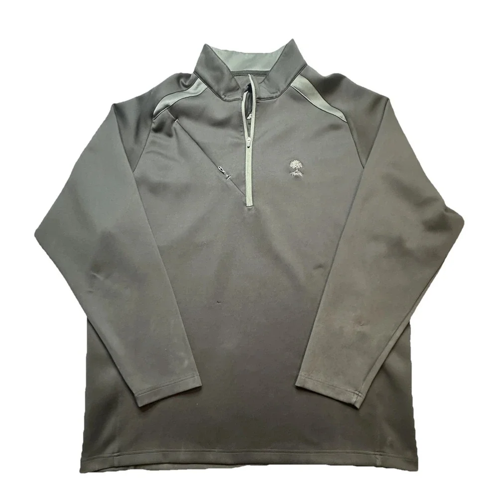 Sun Mountain‎ Jacket Mens 2XL Gray 1/4 Zip Softshell Golf Thorntree Pullover